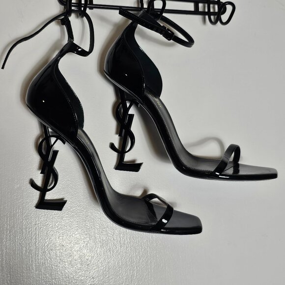Saint Laurent Opyum Leather Sandals (Size 39) - Picture 1 of 6